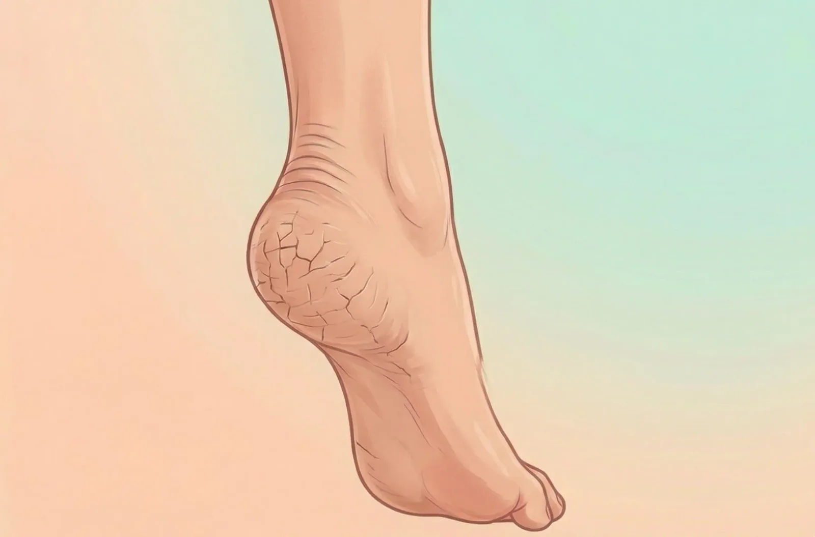 Cracked Heel Treatment illustration